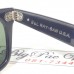 ขาย แว่น Rayban wayfarer made in USA ลายโมเสก หินอ่อน สีขาวตัดดำตัดทอง  50 มม