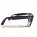 ขาย แว่น Rayban wayfarer made in USA สีดำ black ebony เลนส์ขนาดกว้าง 54 มม สภาพสวย